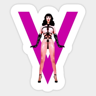 Queen V Sticker